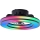 Brilliant - LED RGBW Ściemnialny wentylator sufitowy MONDELLO LED/26W/230V 2700-6500K śr. 41 cm czarny + zdalne sterowanie
