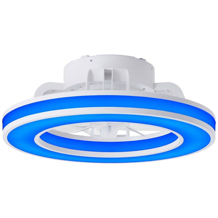 Brilliant - LED RGBW Ściemnialny wentylator sufitowy MONDELLO LED/26W/230V 2700-6500K śr. 41,5 cm biały + zdalne sterowanie