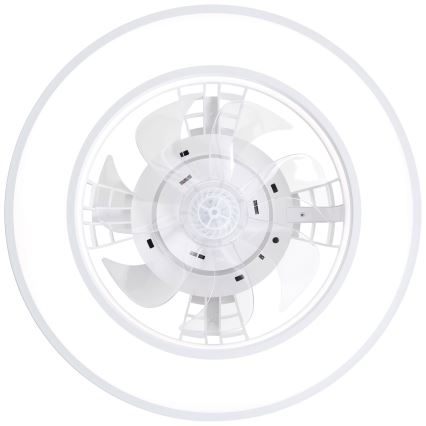 Brilliant - LED RGBW Ściemnialny wentylator sufitowy MONDELLO LED/26W/230V 2700-6500K śr. 41,5 cm biały + zdalne sterowanie