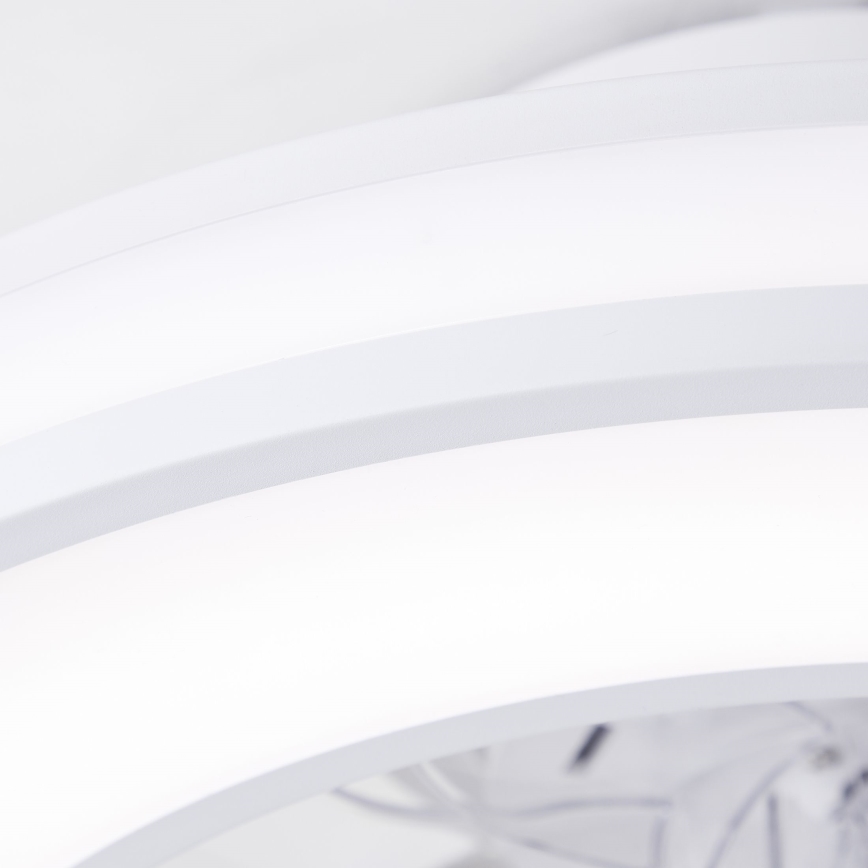 Brilliant - LED RGBW Ściemnialny wentylator sufitowy MONDELLO LED/26W/230V 2700-6500K śr. 41,5 cm biały + zdalne sterowanie