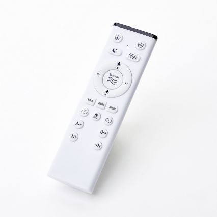 Brilliant - LED RGBW Ściemnialny wentylator sufitowy MONDELLO LED/26W/230V 2700-6500K śr. 41 cm czarny + zdalne sterowanie