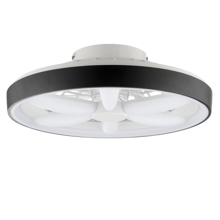 Brilliant - LED RGBW Ściemnialny wentylator sufitowy z oświetleniem GAIANO LED/48W/230V 2700-6500K czarny + pilot zdalnego sterowania