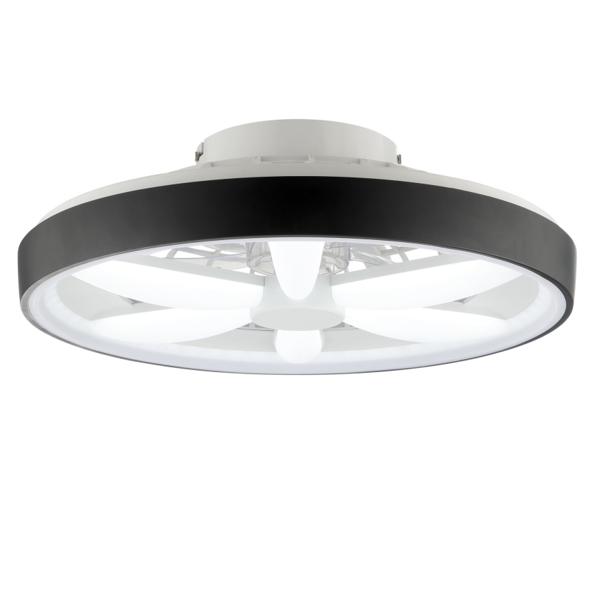 Brilliant - LED RGBW Ściemnialny wentylator sufitowy z oświetleniem GAIANO LED/48W/230V 2700-6500K czarny + pilot zdalnego sterowania