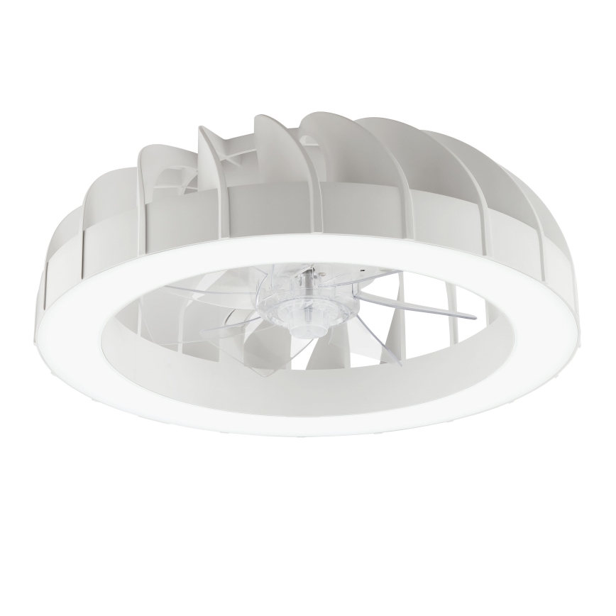 Brilliant - LED RGBW Ściemnialny wentylator sufitowy ze światłem FANORA LED/30W/230V 2700-6500K śr. 46 cm biały + zdalne sterowanie