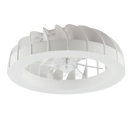 Brilliant - LED RGBW Ściemnialny wentylator sufitowy ze światłem FANORA LED/30W/230V 2700-6500K śr. 46 cm biały + zdalne sterowanie
