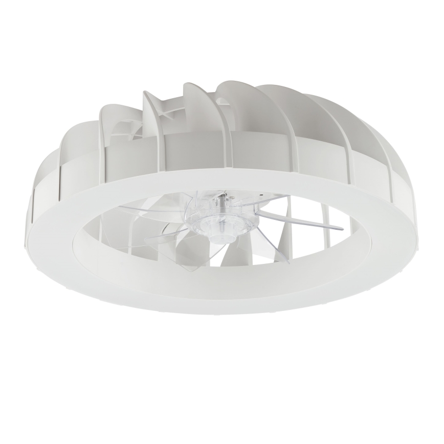 Brilliant - LED RGBW Ściemnialny wentylator sufitowy ze światłem FANORA LED/30W/230V 2700-6500K śr. 46 cm biały + zdalne sterowanie