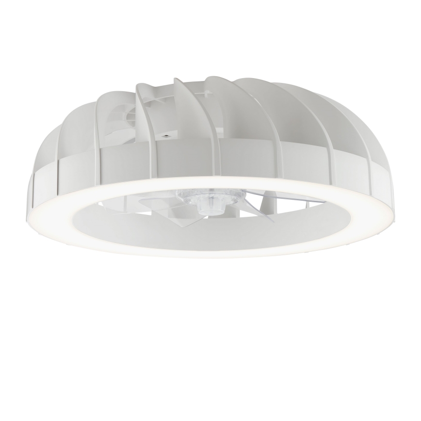 Brilliant - LED RGBW Ściemnialny wentylator sufitowy ze światłem FANORA LED/30W/230V 2700-6500K śr. 46 cm biały + zdalne sterowanie