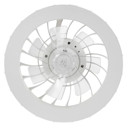 Brilliant - LED RGBW Ściemnialny wentylator sufitowy ze światłem FANORA LED/30W/230V 2700-6500K śr. 46 cm biały + zdalne sterowanie