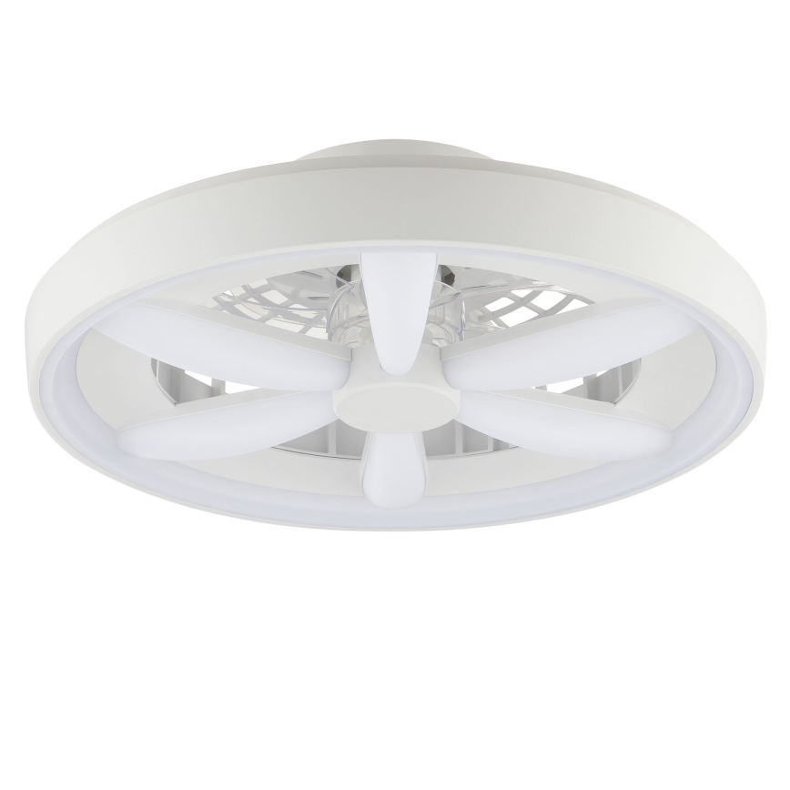 Brilliant - LED RGBW Ściemnialny wentylator sufitowy z oświetleniem GAIANO LED/48W/230V 2700-6500K biały + pilot zdalnego sterowania
