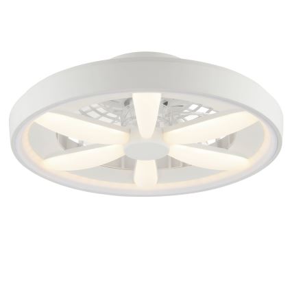 Brilliant - LED RGBW Ściemnialny wentylator sufitowy z oświetleniem GAIANO LED/48W/230V 2700-6500K biały + pilot zdalnego sterowania
