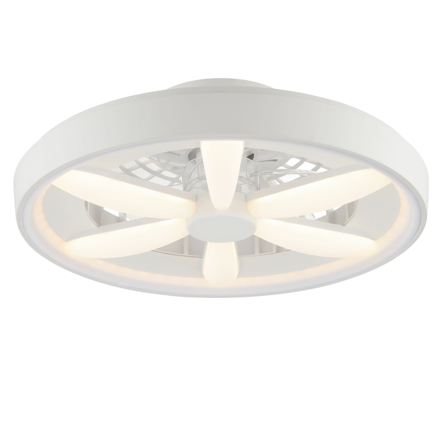 Brilliant - LED RGBW Ściemnialny wentylator sufitowy z oświetleniem GAIANO LED/48W/230V 2700-6500K biały + pilot zdalnego sterowania