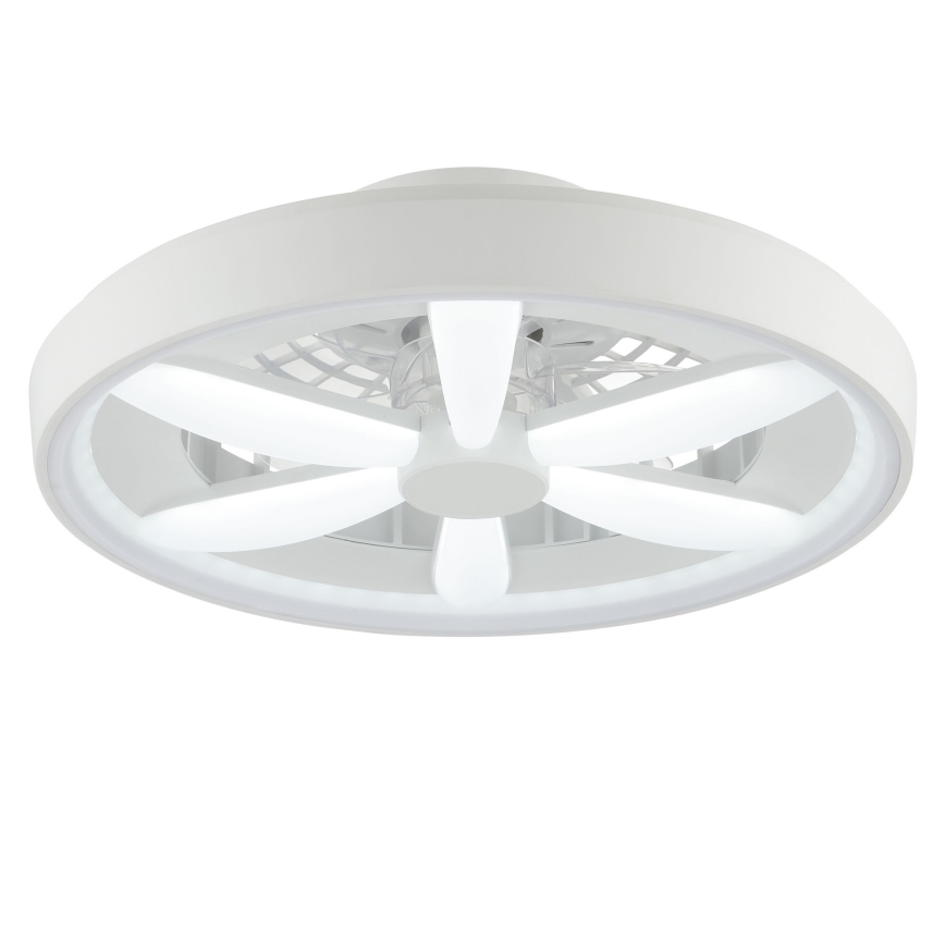 Brilliant - LED RGBW Ściemnialny wentylator sufitowy z oświetleniem GAIANO LED/48W/230V 2700-6500K biały + pilot zdalnego sterowania