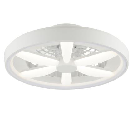Brilliant - LED RGBW Ściemnialny wentylator sufitowy z oświetleniem GAIANO LED/48W/230V 2700-6500K biały + pilot zdalnego sterowania