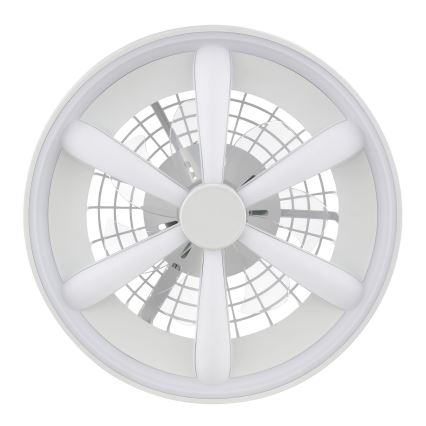 Brilliant - LED RGBW Ściemnialny wentylator sufitowy z oświetleniem GAIANO LED/48W/230V 2700-6500K biały + pilot zdalnego sterowania