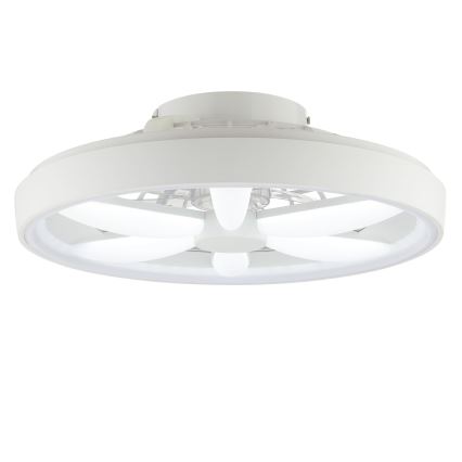 Brilliant - LED RGBW Ściemnialny wentylator sufitowy z oświetleniem GAIANO LED/48W/230V 2700-6500K biały + pilot zdalnego sterowania