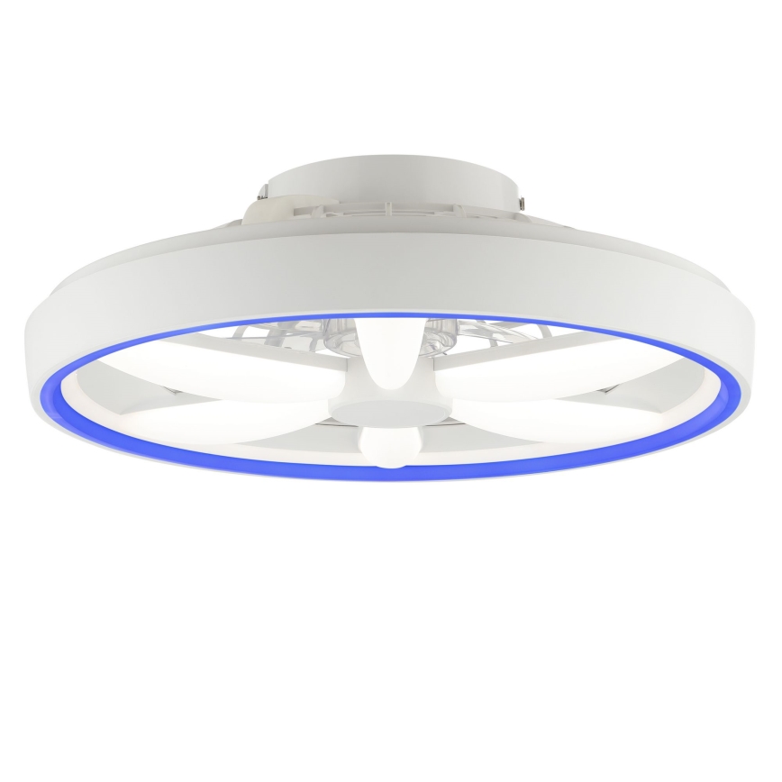 Brilliant - LED RGBW Ściemnialny wentylator sufitowy z oświetleniem GAIANO LED/48W/230V 2700-6500K biały + pilot zdalnego sterowania