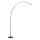 Brilliant - LED Ściemnialna dotykowa lampa podłogowa BOW LED/14W/230V 3000/4000/6500K czarny