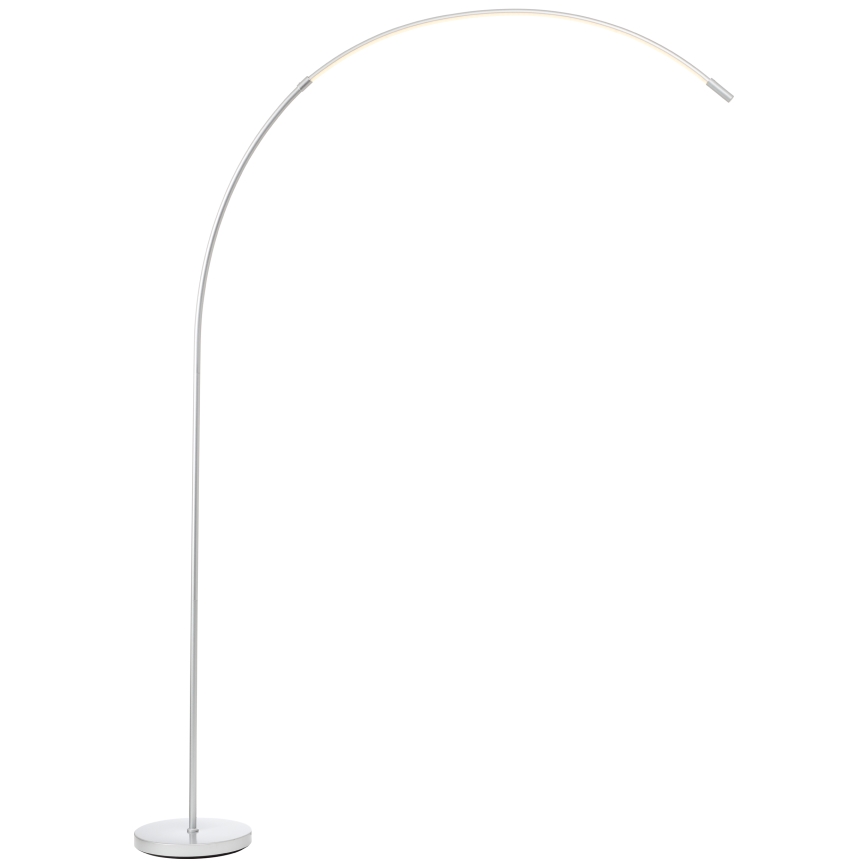 Brilliant - LED Ściemnialna dotykowa lampa podłogowa BOW LED/14W/230V 3000/4000/6500K matowy chrom