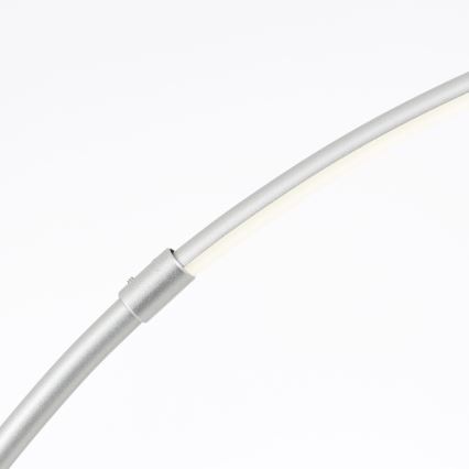 Brilliant - LED Ściemnialna dotykowa lampa podłogowa BOW LED/14W/230V 3000/4000/6500K matowy chrom