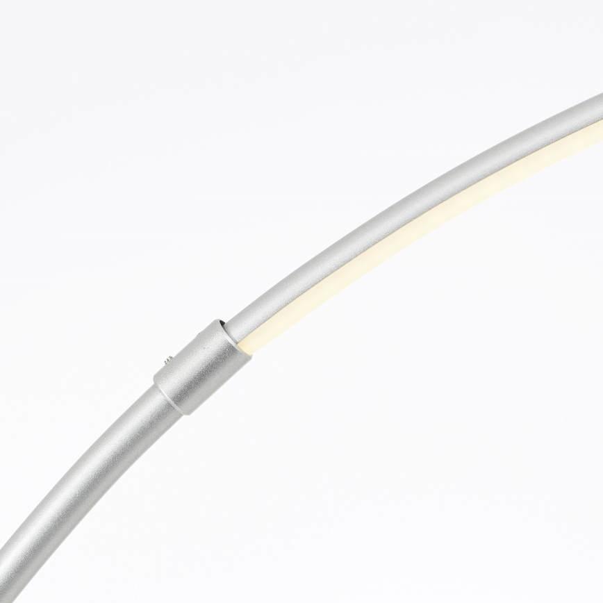 Brilliant - LED Ściemnialna dotykowa lampa podłogowa BOW LED/14W/230V 3000/4000/6500K matowy chrom