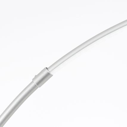 Brilliant - LED Ściemnialna dotykowa lampa podłogowa BOW LED/14W/230V 3000/4000/6500K matowy chrom