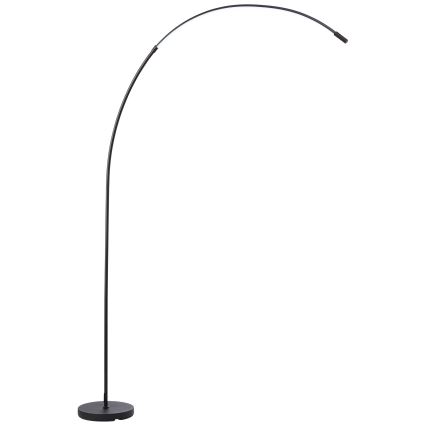 Brilliant - LED Ściemnialna dotykowa lampa podłogowa BOW LED/14W/230V 3000/4000/6500K czarny