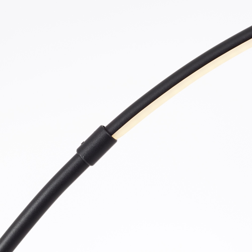 Brilliant - LED Ściemnialna dotykowa lampa podłogowa BOW LED/14W/230V 3000/4000/6500K czarny