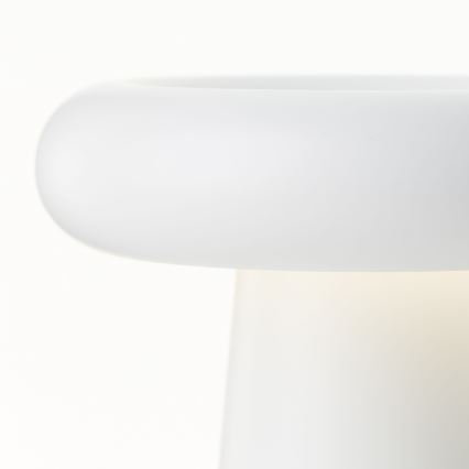 Brilliant - LED Ściemnialna dotykowa zewnętrzna lampa stołowa MUFFIN LED/3W/5V USB 2600 mAh IP44 biały