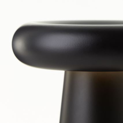 Brilliant - LED Ściemnialna dotykowa zewnętrzna lampa stołowa MUFFIN LED/3W/5V USB 2600 mAh IP44 czarny