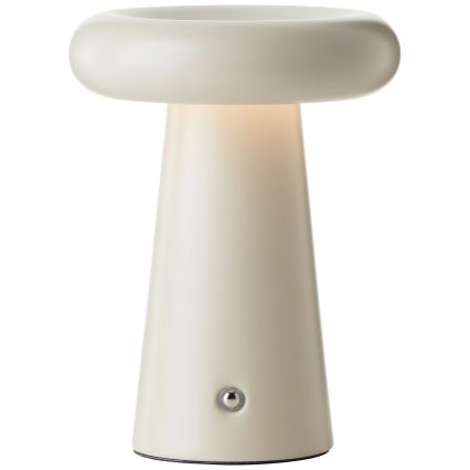 Brilliant - LED Ściemnialna dotykowa lampa stołowa MUFFIN LED/3W/5V USB 2600 mAh IP44 krém