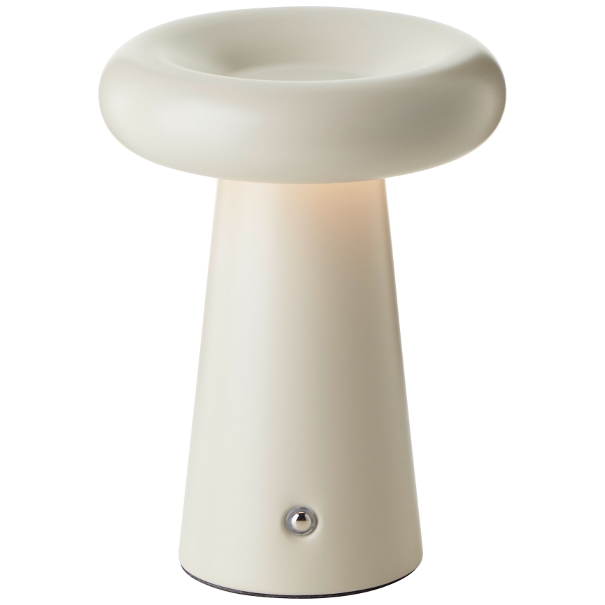 Brilliant - LED Ściemnialna dotykowa lampa stołowa MUFFIN LED/3W/5V USB 2600 mAh IP44 krém