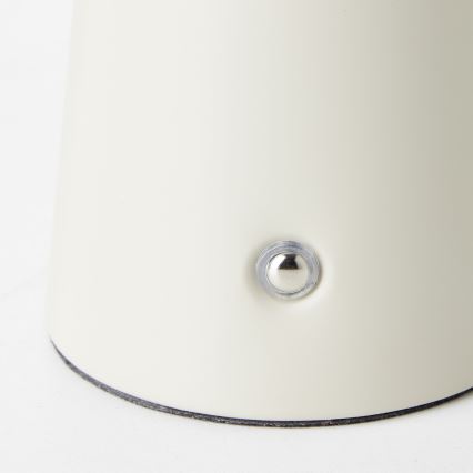 Brilliant - LED Ściemnialna dotykowa lampa stołowa MUFFIN LED/3W/5V USB 2600 mAh IP44 krém
