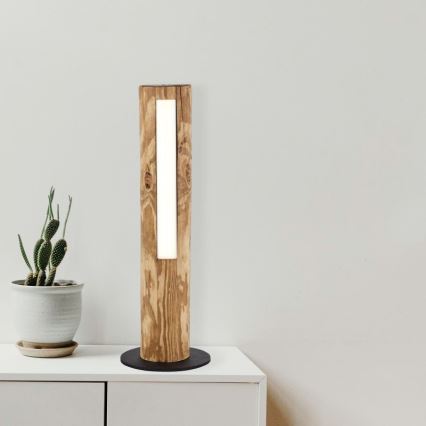 Brilliant - LED Ściemnialna dotykowa lampa stołowa ODUN LED/8W/230V sosna