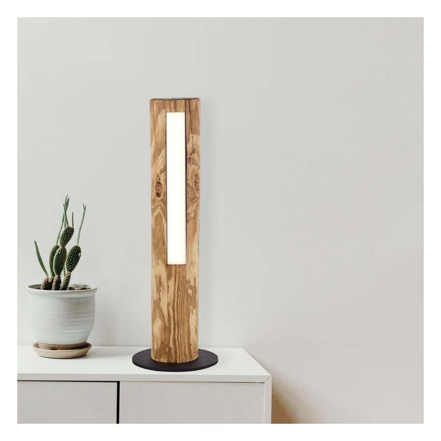 Brilliant - LED Ściemnialna dotykowa lampa stołowa ODUN LED/8W/230V sosna