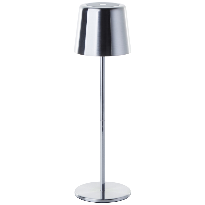 Brilliant - LED Ściemnialna dotykowa zewnętrzna lampa XAANA LED/4W/5V 3000/4000/6500K 2600 mAh IP44 chrom błyszczący