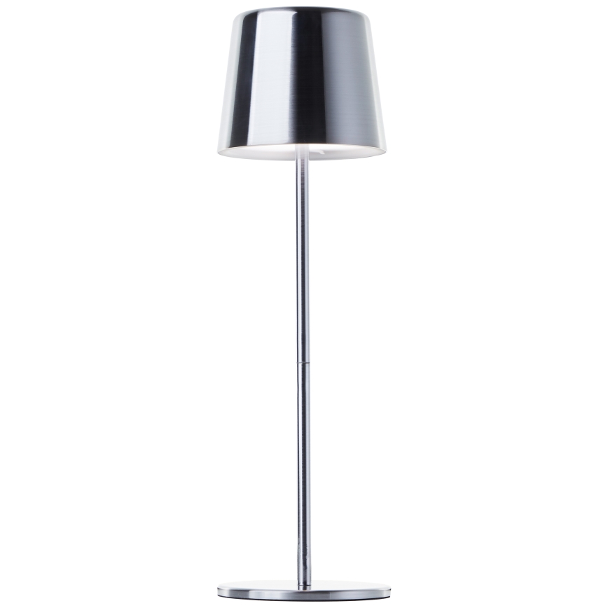 Brilliant - LED Ściemnialna dotykowa zewnętrzna lampa XAANA LED/4W/5V 3000/4000/6500K 2600 mAh IP44 chrom błyszczący