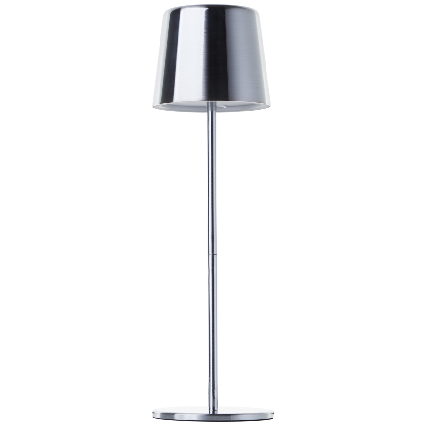 Brilliant - LED Ściemnialna dotykowa zewnętrzna lampa XAANA LED/4W/5V 3000/4000/6500K 2600 mAh IP44 chrom błyszczący