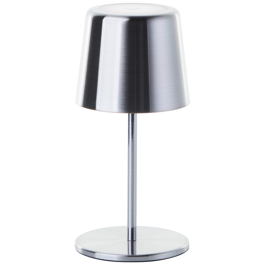 Brilliant - LED Ściemnialna dotykowa zewnętrzna lampa XAANA LED/4W/5V 3000/4000/6500K 2600 mAh IP44 chrom błyszczący