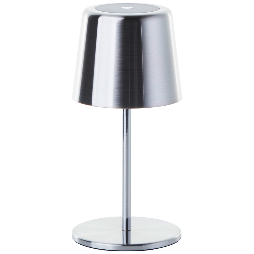 Brilliant - LED Ściemnialna dotykowa zewnętrzna lampa XAANA LED/4W/5V 3000/4000/6500K 2600 mAh IP44 chrom błyszczący
