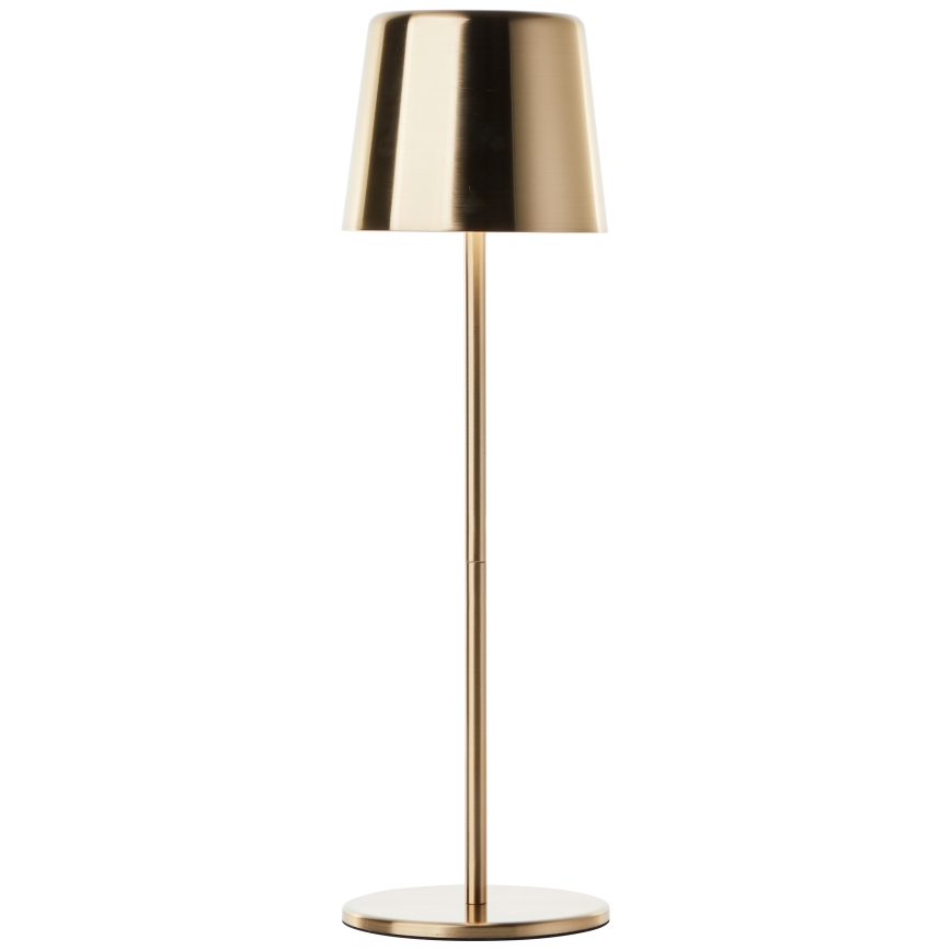 Brilliant - LED Ściemnialna dotykowa zewnętrzna lampa XAANA LED/4W/5V 3000/4000/6500K 2600 mAh IP44 złoty