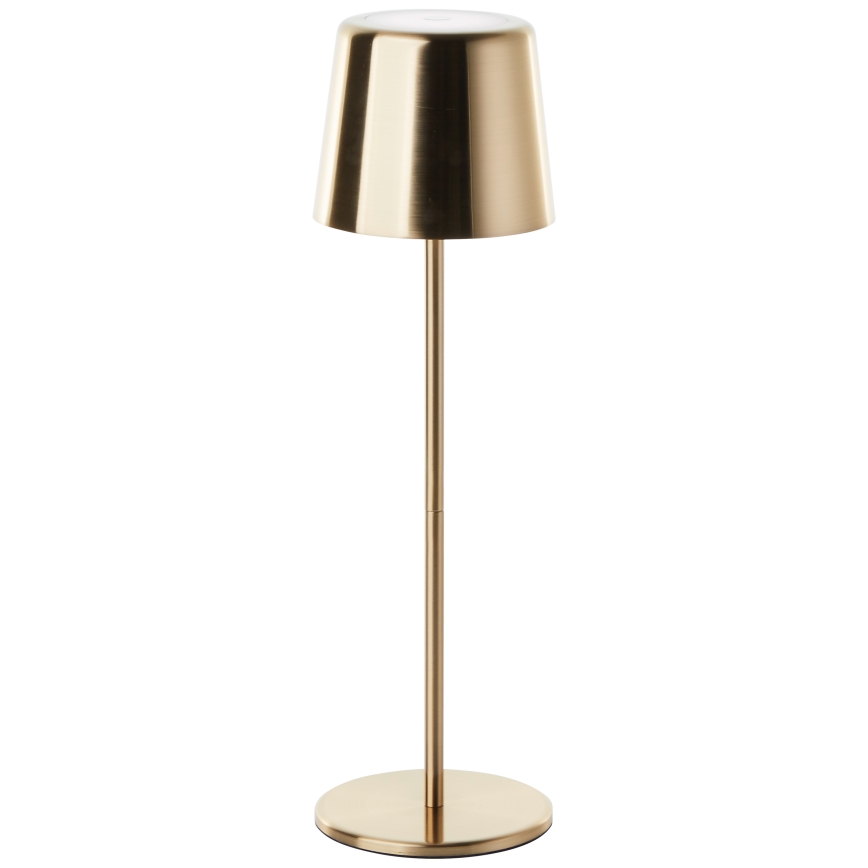 Brilliant - LED Ściemnialna dotykowa zewnętrzna lampa XAANA LED/4W/5V 3000/4000/6500K 2600 mAh IP44 złoty