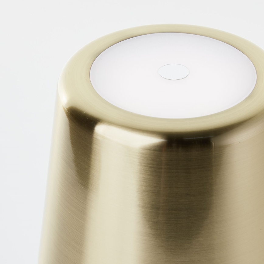 Brilliant - LED Ściemnialna dotykowa zewnętrzna lampa XAANA LED/4W/5V 3000/4000/6500K 2600 mAh IP44 złoty