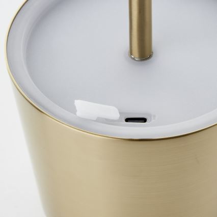 Brilliant - LED Ściemnialna dotykowa zewnętrzna lampa XAANA LED/4W/5V 3000/4000/6500K 2600 mAh IP44 złoty