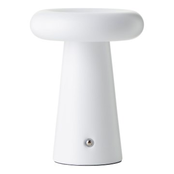 Brilliant - LED Ściemnialna dotykowa zewnętrzny Lampa stołowa MUFFIN LED/3W/5V USB IP44 biały