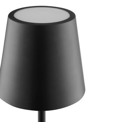 Brilliant - LED ściemnialna ładowalna dotykowa zewnętrzna lampa stołowa ELORA LED/2,5W/5V 2700K 2600 mAh IP44 czarna