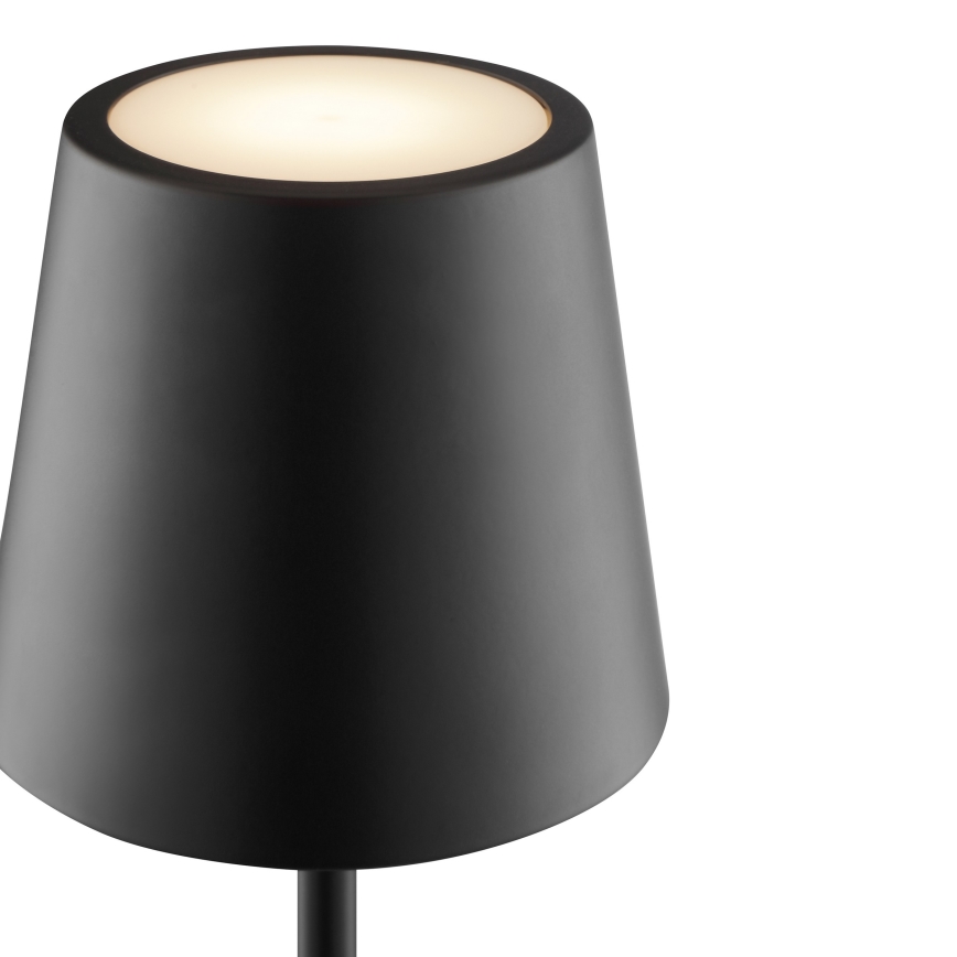 Brilliant - LED ściemnialna ładowalna dotykowa zewnętrzna lampa stołowa ELORA LED/2,5W/5V 2700K 2600 mAh IP44 czarna