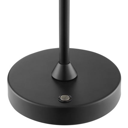 Brilliant - LED ściemnialna ładowalna dotykowa zewnętrzna lampa stołowa ELORA LED/2,5W/5V 2700K 2600 mAh IP44 czarna