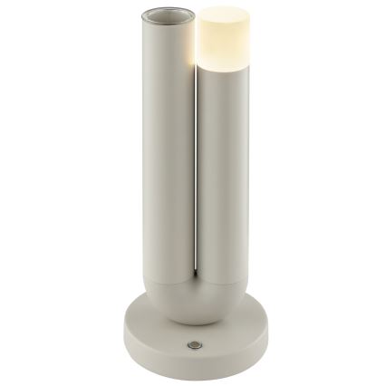 Brilliant - LED ściemnialna ładowalna dotykowa lampa stołowa zewnętrzna SAYU LED/2,5W/5V 2700K 2600 mAh IP44 szara