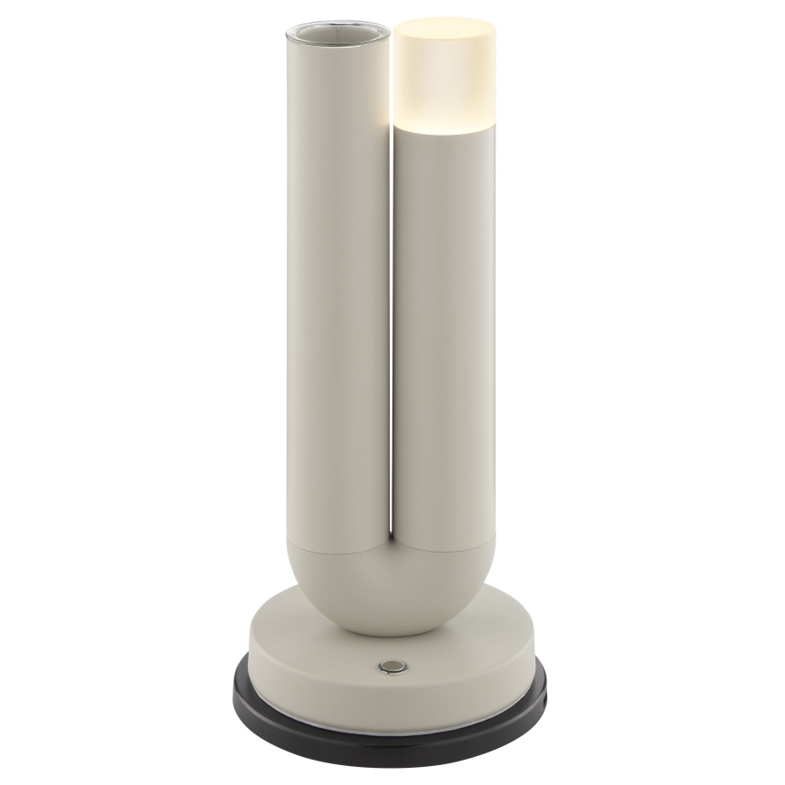 Brilliant - LED ściemnialna ładowalna dotykowa lampa stołowa zewnętrzna SAYU LED/2,5W/5V 2700K 2600 mAh IP44 szara