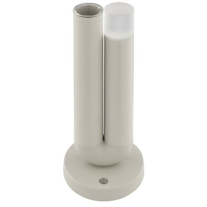 Brilliant - LED ściemnialna ładowalna dotykowa lampa stołowa zewnętrzna SAYU LED/2,5W/5V 2700K 2600 mAh IP44 szara